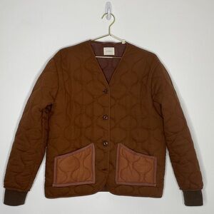 DOEN calico Jacket in Clay Size Medium